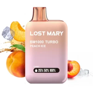 Lost Mary BM1000 Pod Desechable 1000 Caladas sabor Peach Ice 20mg
