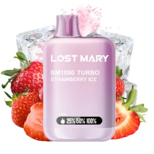 Lost Mary BM1000 Pod Desechable 1000 Caladas sabor Strawberry Ice 20mg