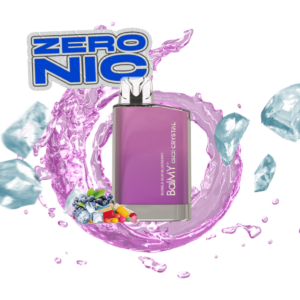 Balmy Go! Crystal 0mg Chicle de Arándanos Sin Nicotina sabor Bubble Gum Blueberry 0mg