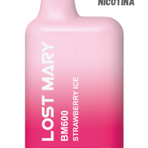 Lost Mary BM600 0mg Fresa Hielo Sin Nicotina sabor Strawberry Ice 0mg