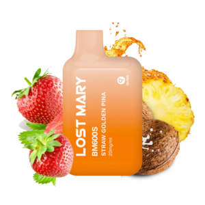 Lost Mary BM600S Fresa Piña 20mg sabor Straw Golden Pina 20mg