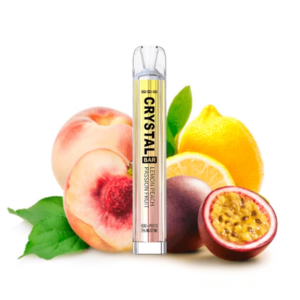 SKE Crystal Bar Limón Melocotón Maracuyá 20mg sabor Lemon Peach Passion Fruit 20mg