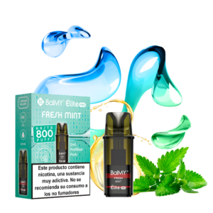 Cápsula Balmy Elite Pro (Menta Fresca) 20mg sabor Fresh Mint 20mg
