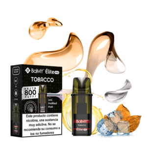 Cápsula Balmy Elite Pro (Tabaco Rubio) 20mg sabor Tobacco 20mg