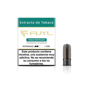 Cápsula Fuyl 15mg (Mint Tobacco) sabor Tabaco Mentolado 15mg