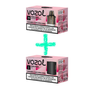 Cápsula Vozol Vista Plug Caramelo Arcoíris (Rainbow Candy) 10000 Puffs sabor Caramelo Arcoiris 20mg