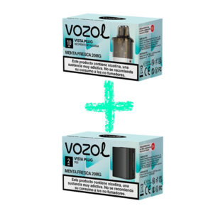 Cápsula Vozol Vista Plug (Cool Mint) 10000 Puffs sabor Menta Fresca 20mg