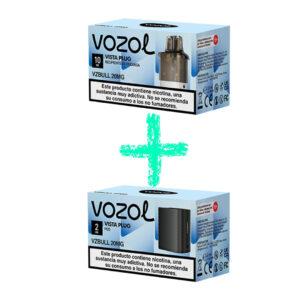 Cápsula Vozol Vista Plug VzBull (Energy Ice) 10000 Puffs sabor Vzbull 20mg