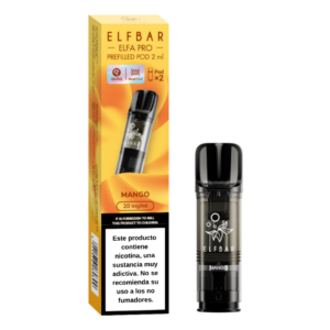 Cápsulas Elfbar Elfa Pro (Pack 2) 20mg sabor Mango 20mg