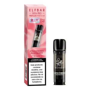Cápsulas Elfbar Elfa Pro (Pack 2) sabor Strawberry Raspberry 20mg