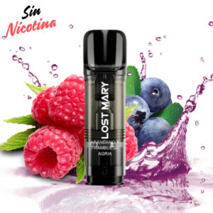 Cápsulas Lost Mary Tappo Air 0mg sabor Blueberry Sour Raspberry 0mg