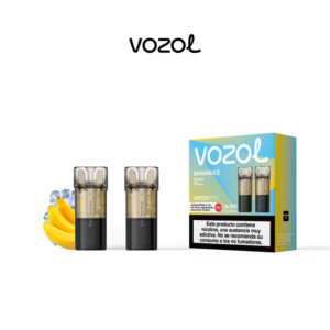 Cápsulas Vozol Switch Pro (Banana Ice) Pack 2 sabor Plátano 20mg