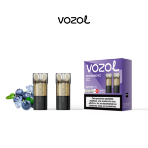 Cápsulas Vozol Switch Pro (Blueberry Ice) Pack 2 sabor Arándanos 20mg