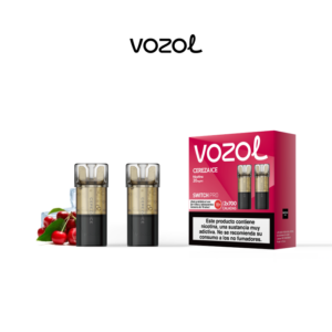 Cápsulas Vozol Switch Pro (Cherry Ice) Pack 2 sabor Cereza 20mg