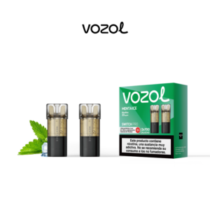 Cápsulas Vozol Switch Pro (Cool Mint) Pack 2 sabor Menta 20mg