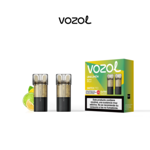 Cápsulas Vozol Switch Pro (Lemon Lime) Pack 2 sabor Lima Limón 20mg