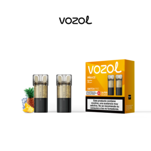 Cápsulas Vozol Switch Pro (Pineapple Ice) Pack 2 sabor Piña 20mg