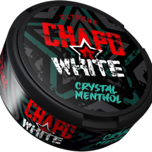 Chapo White Extreme Menta Cristal 30mg sabor Crystal Menthol 30mg
