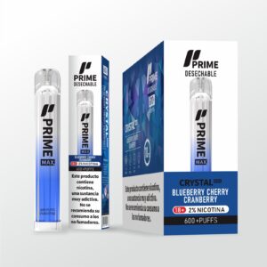 Crystal Prime Max Arándanos Cereza 20mg sabor Blueberry Cherry Cranberry 20mg