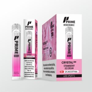 Crystal Prime Max Helado de Fresa 20mg sabor Strawberry Ice Cream 20mg