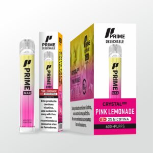 Crystal Prime Max Limonada Rosa 20mg sabor Pink Lemonade 20mg