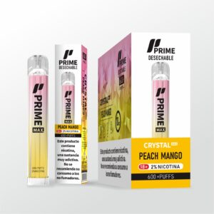 Crystal Prime Max Melocotón Mango 20mg sabor Peach Mango 20mg