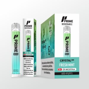 Crystal Prime Max Menta Fresca 20mg sabor Fresh Mint 20mg