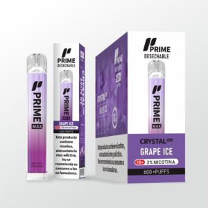 Crystal Prime Max Uva 20mg sabor Grape 20mg