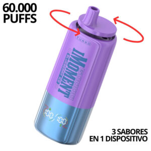 iMoment Turbo 60.000 caladas Lima Limón, Energy y Arándanos 0mg