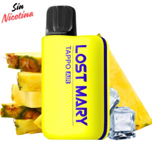 Kit Lost Mary Tappo Air 0mg (Pineapple Ice) Sin Nicotina sabor Piña 0mg