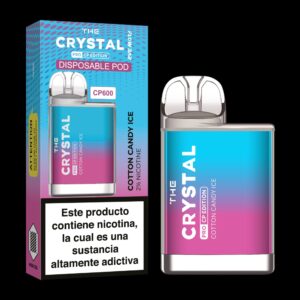 The Crystal CP600 Pro Algodón de Azúcar Hielo 20mg sabor Cotton Candy Ice 20mg