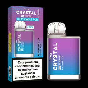 The Crystal CP600 Pro Arándano Hielo 20mg sabor Blueberry Ice 20mg