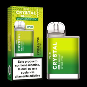 The Crystal CP600 Pro Doble Manzana 20mg sabor Double Apple 20mg