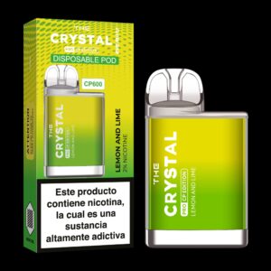The Crystal CP600 Pro Lima Limón (Lemon & Lime) 20mg sabor Lemon And Lime 20mg