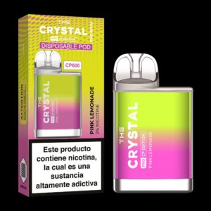 The Crystal CP600 Pro Limonada Rosa 20mg sabor Pink Lemonade 20mg