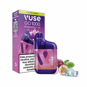 Vuse Go 1000 Box Maracuyá Hielo 20mg sabor Passion Fruit Ice 20mg