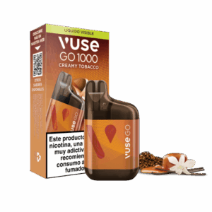 Vuse Go 1000 Box Tabaco Cremoso 20mg sabor Creamy Tobacco 20mg