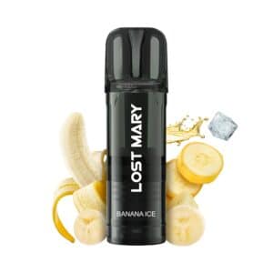 Cápsulas Lost Mary Tappo Pro – Banana Ice (Plátano Hielo) 20mg