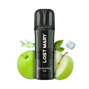 Cápsulas Lost Mary Tappo Pro – Sour Apple (Manzana Ácida) 20mg