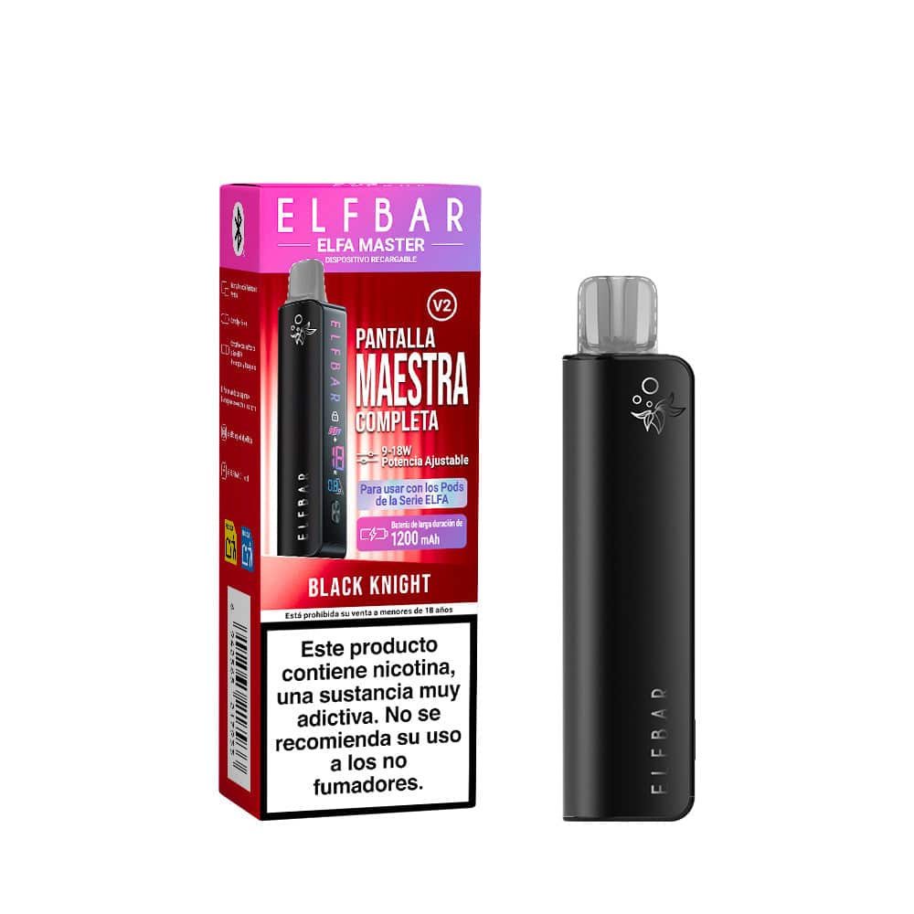 Lost Mary ELFA Master Black Knight dispositivo recargable negro