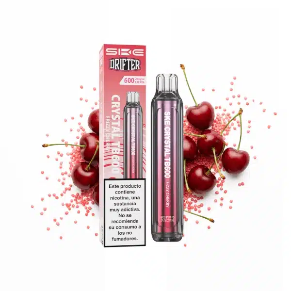 SKE x Drifter Crystal TB600 – Cereza Fizzy (Fizzy Cherry) 20mg