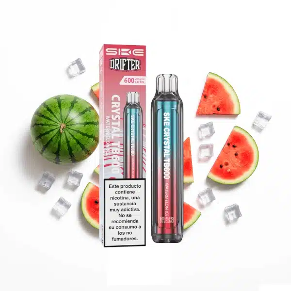 SKE x Drifter Crystal TB600 – Sandía Hielo (Watermelon Ice) 20mg