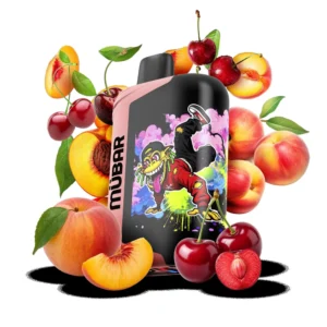 Mübar Eden Beast 50K Cereza Melocotón 0mg - vaper desechable sin nicotina