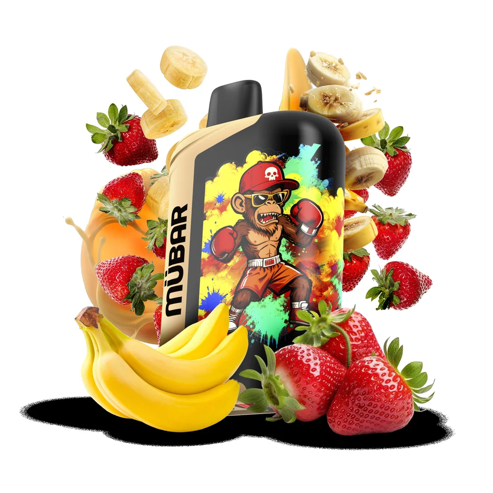 Mübar Eden Beast 50K Fresa Plátano 0mg - vaper desechable sin nicotina