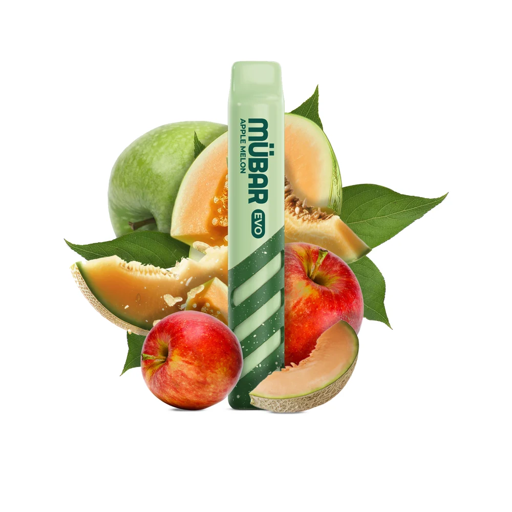Mübar Evo 800 Manzana Melón 20mg - vaper desechable