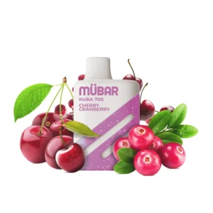 Mübar Kuba 700 Cereza Arándano Rojo 0mg - vaper desechable sin nicotina