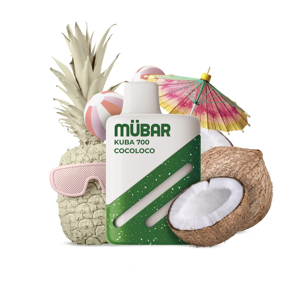 Mübar Kuba 700 Cocoloco 0mg - vaper desechable sin nicotina