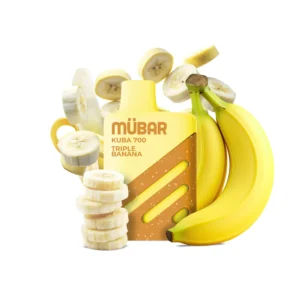 Mübar Kuba 700 Triple Plátano 20mg - vaper desechable