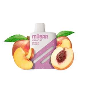 Mübar Kuba 700 Triple Melocotón 0mg - vaper desechable sin nicotina