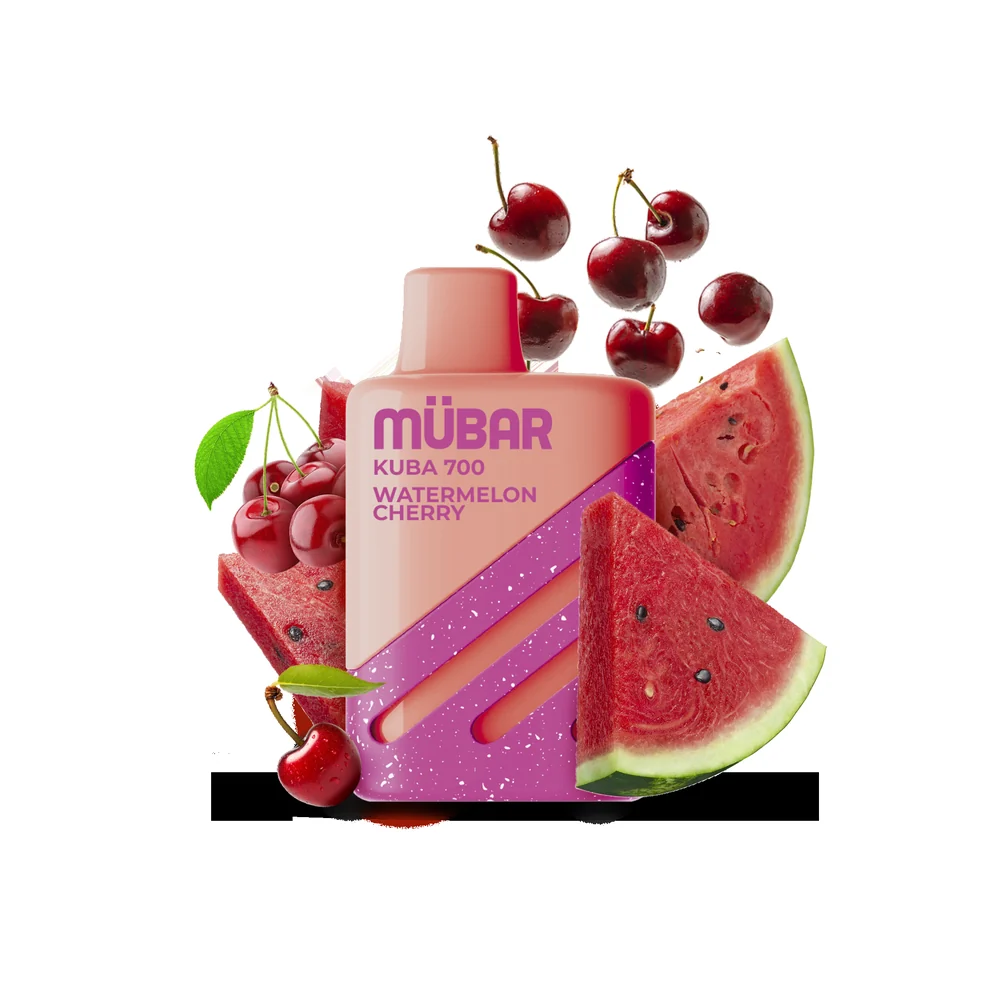 Mübar Kuba 700 Sandía Cereza 20mg - vaper desechable